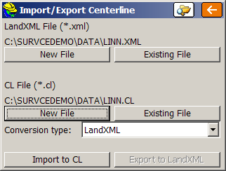 using landxml file with terramodel