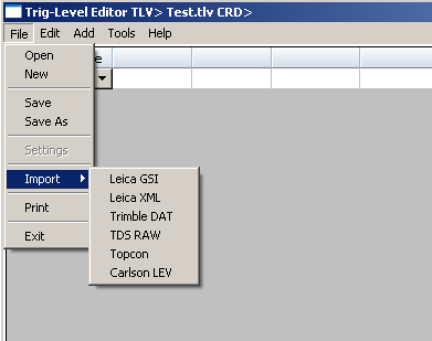 Level Editor Import List