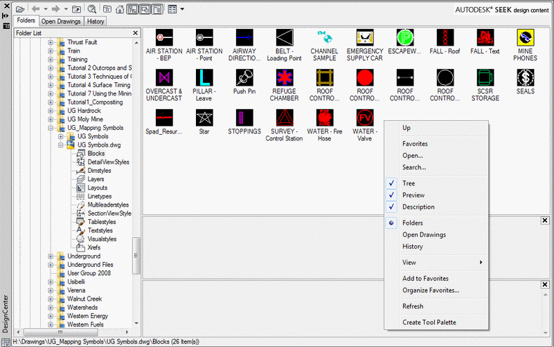 how to get tool palette in autocad