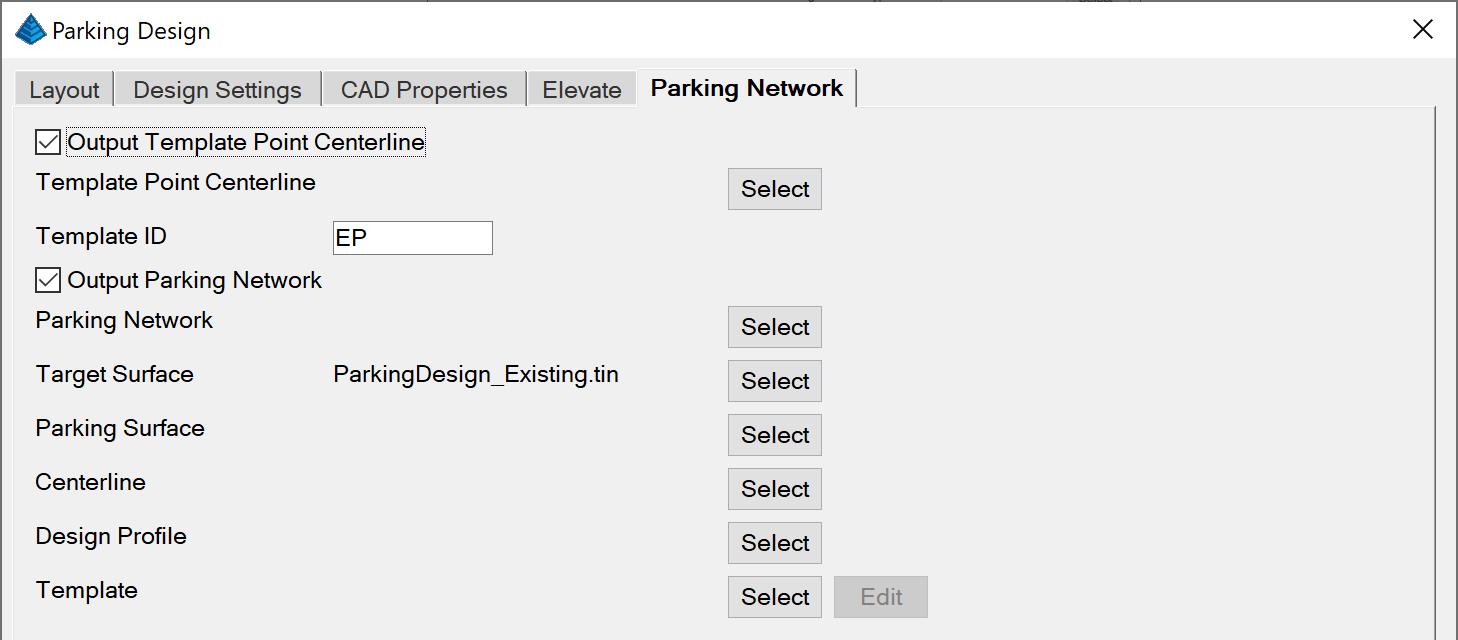 Parking Design Network