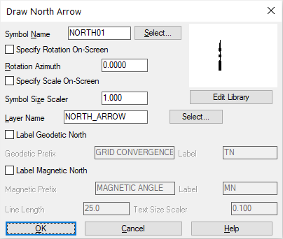 Draw North Arrow