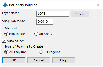 Boundary Polyline