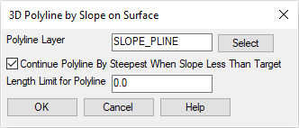 3D Polyline by Slope on Surface
