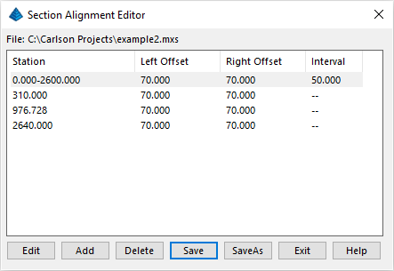 Input Edit Section Alignment