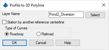 Profile to 3D Polyline