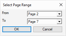 Select Page Range